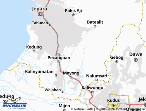 MICHELIN Damarjati map - ViaMichelin