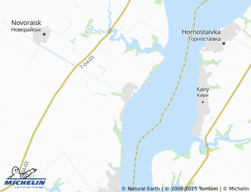MICHELIN Chervonyi Maiak map - ViaMichelin