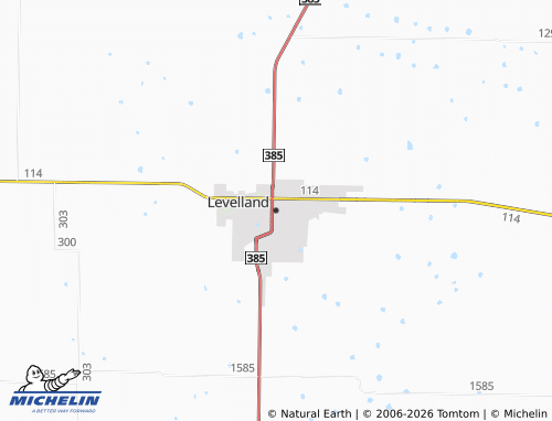 Mapa MICHELIN Levelland - ViaMichelin