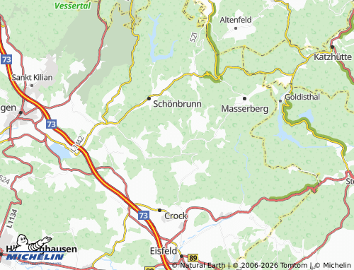 MICHELIN Schnett map - ViaMichelin