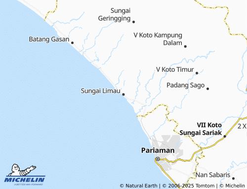 MICHELIN Sungai Limau map - ViaMichelin