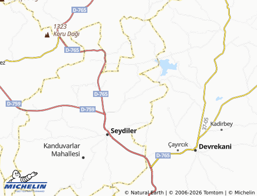 MICHELIN-Landkarte İncesu - ViaMichelin