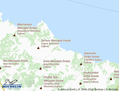 MICHELIN Limnionas map - ViaMichelin