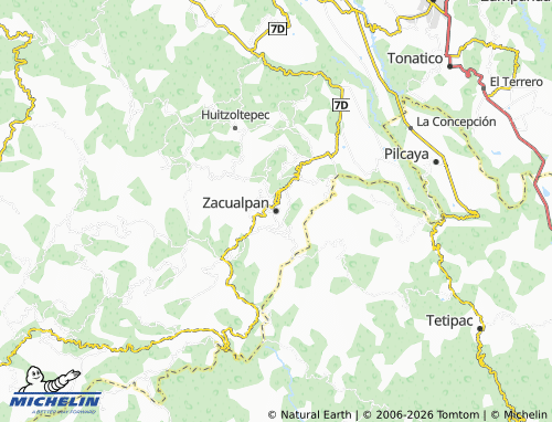 Mapa MICHELIN Zacualpan - ViaMichelin