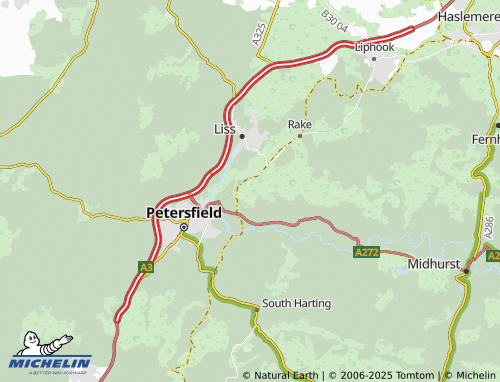 MICHELIN Durford Wood map - ViaMichelin