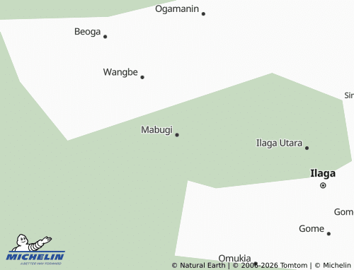 MICHELIN Mabugi map - ViaMichelin