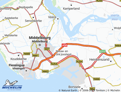 MICHELIN Arnemuiden map - ViaMichelin