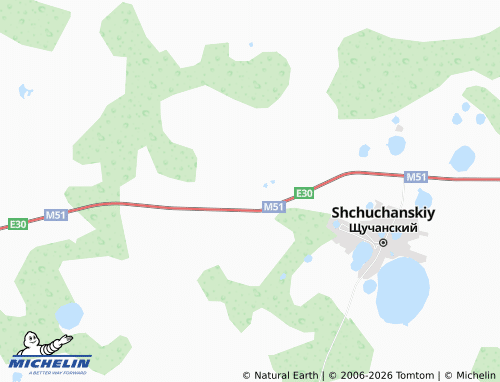 MICHELIN-Landkarte Kozino - ViaMichelin