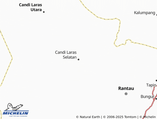 MICHELIN Candi Laras Selatan map - ViaMichelin