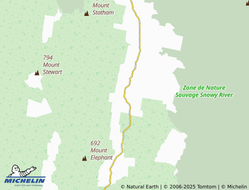 MICHELIN Butchers Ridge map - ViaMichelin