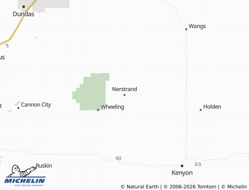 Mappa MICHELIN Nerstrand - ViaMichelin
