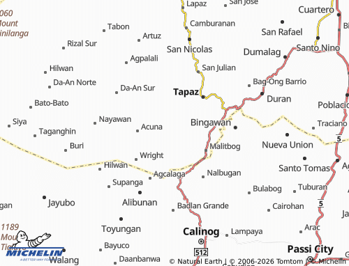 MICHELIN Gebio-An map - ViaMichelin