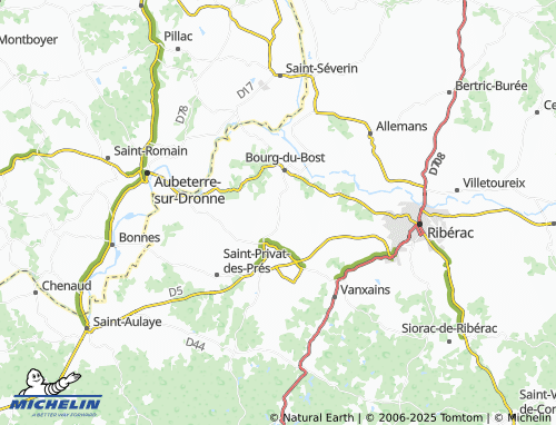 MICHELIN Chassaignes map - ViaMichelin