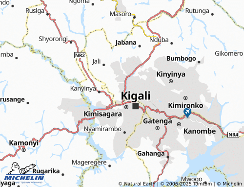 MICHELIN Nyamugali map - ViaMichelin