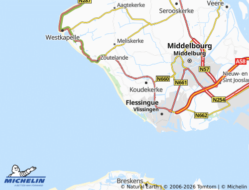 Carte MICHELIN Dishoek - ViaMichelin