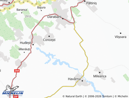 MICHELIN Movileni map - ViaMichelin
