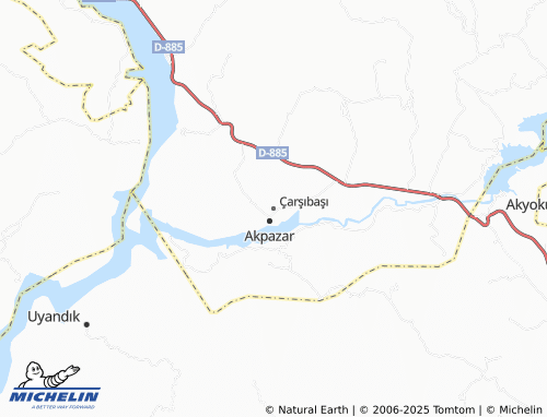 MICHELIN Çarşıbaşı map - ViaMichelin