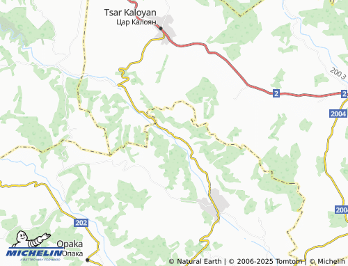 MICHELIN Zahari Stoyanovo map - ViaMichelin