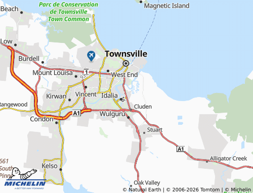 MICHELIN Oonoonba map - ViaMichelin