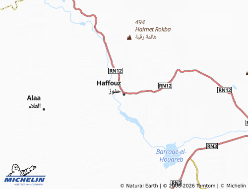 Mappa MICHELIN Haffouz - ViaMichelin