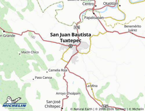 Mapa MICHELIN 23 de Noviembre - ViaMichelin