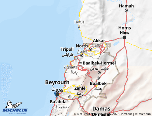 Carte MICHELIN Tarablus - ViaMichelin