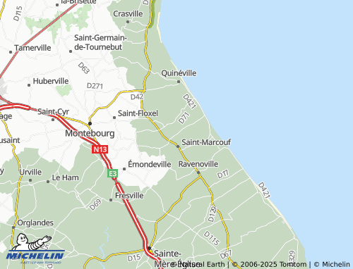 MICHELIN Crisbecq map - ViaMichelin