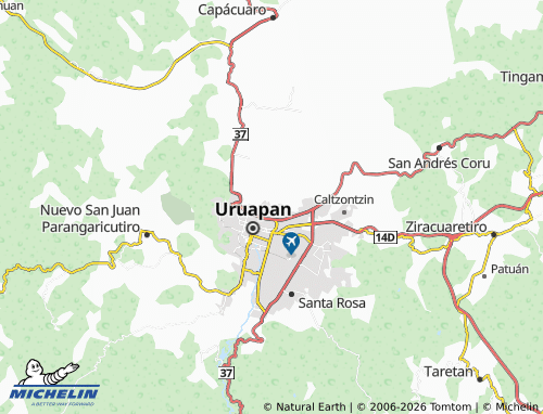 MICHELIN Ampliación Cuauhtémoc map - ViaMichelin