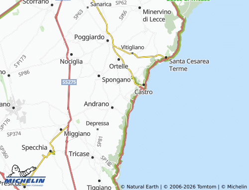 MICHELIN Marittima map - ViaMichelin