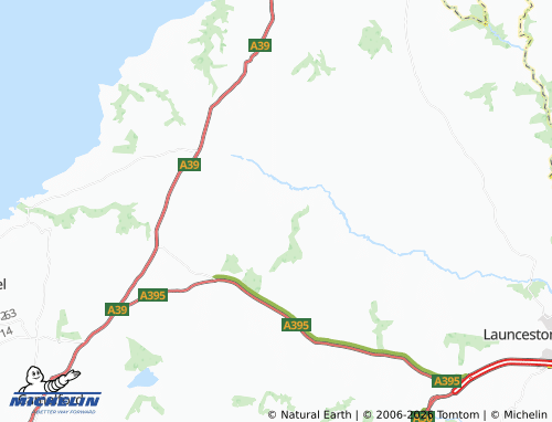 Carte MICHELIN Warbstow - ViaMichelin