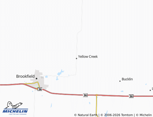 Mapa MICHELIN Yellow Creek - ViaMichelin