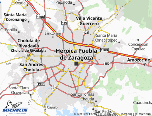 Mappa MICHELIN San Antonio - ViaMichelin