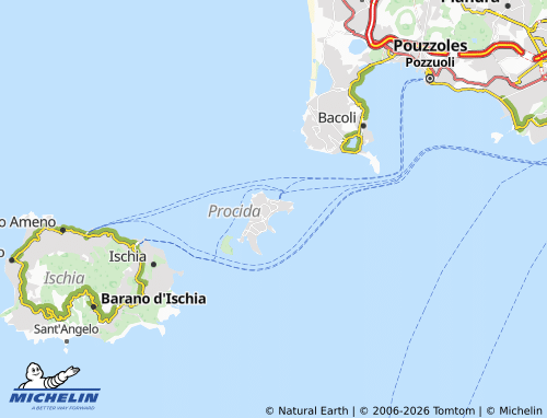 Mapa MICHELIN Procida - ViaMichelin
