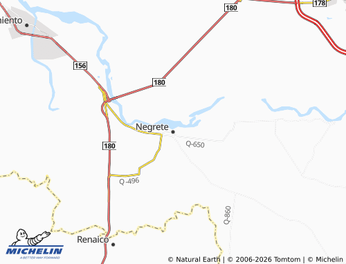 Mapa MICHELIN Negrete - ViaMichelin