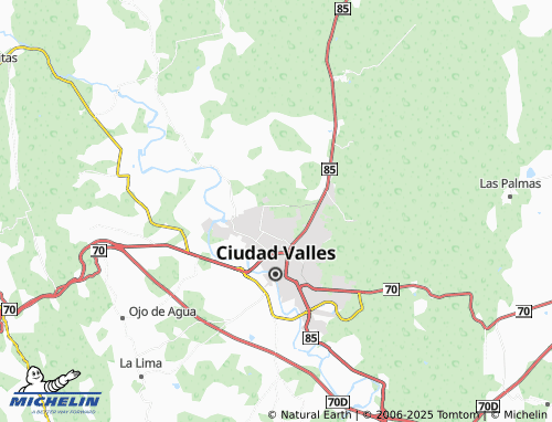 MICHELIN Troncones y La Corriente 5 map - ViaMichelin