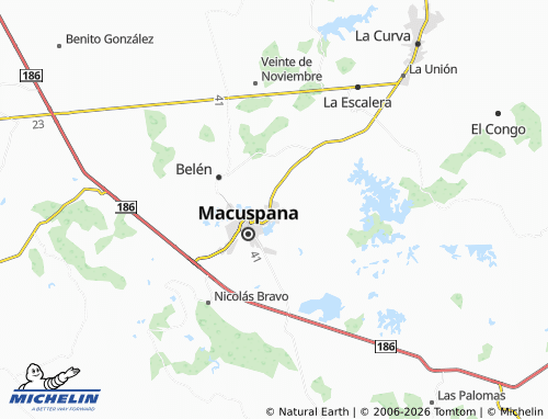MICHELIN Nueva Imagen Sindical map - ViaMichelin