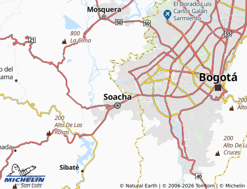 Carte MICHELIN Potrero Grande - ViaMichelin