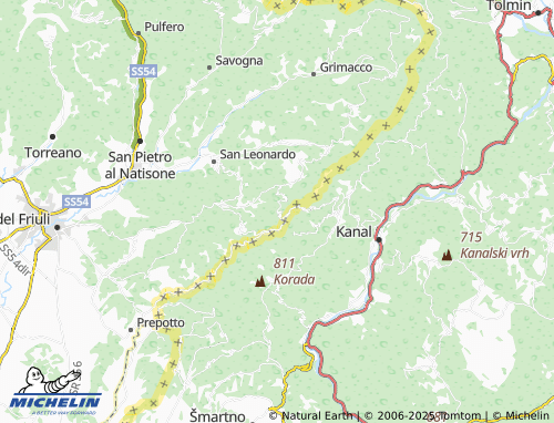 MICHELIN Codromaz map - ViaMichelin