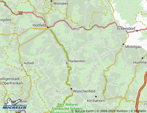 Mappa MICHELIN Plankenstein - ViaMichelin