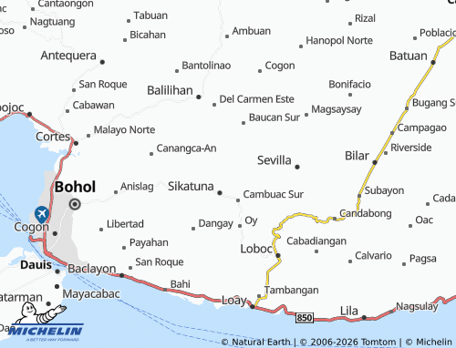 Mappa MICHELIN Badiang - ViaMichelin