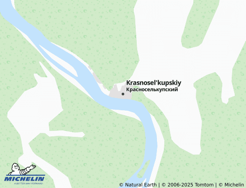 MICHELIN Krasnosel'kupskiy map - ViaMichelin
