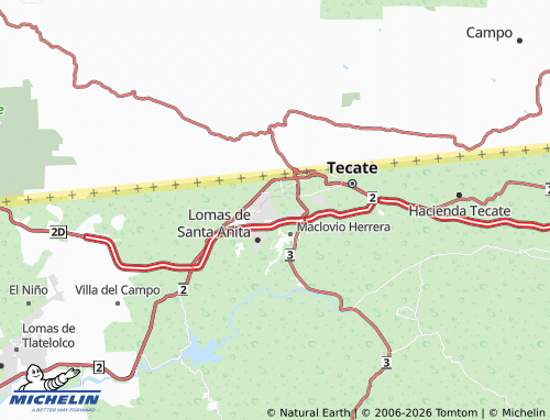 Mapa MICHELIN Paraíso - ViaMichelin