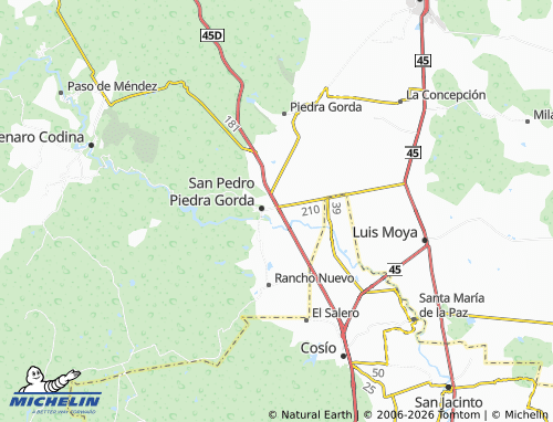 Mappa MICHELIN De Potrerillos - ViaMichelin