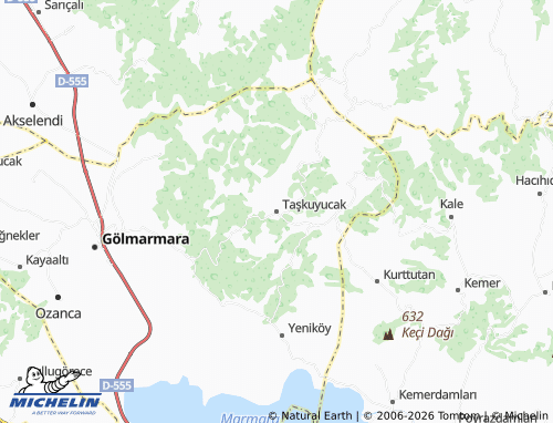 Mappa MICHELIN Taşkuyucak - ViaMichelin