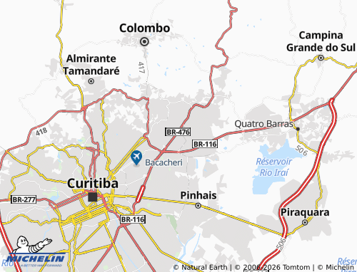 Carte MICHELIN Guarani - ViaMichelin