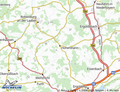 Mappa MICHELIN Hohenthann - ViaMichelin