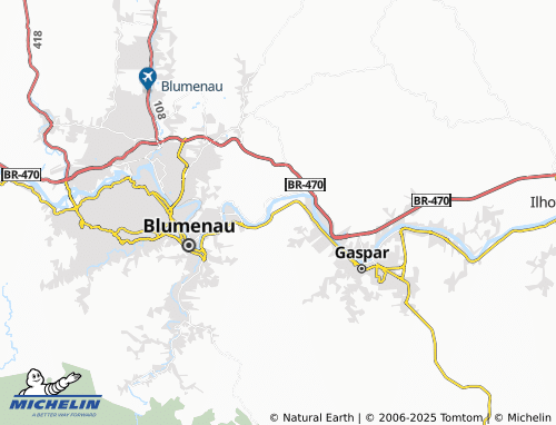 MICHELIN Residencial Bela Vista map - ViaMichelin