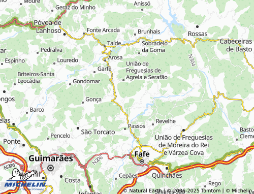 Carte MICHELIN Senradas - ViaMichelin