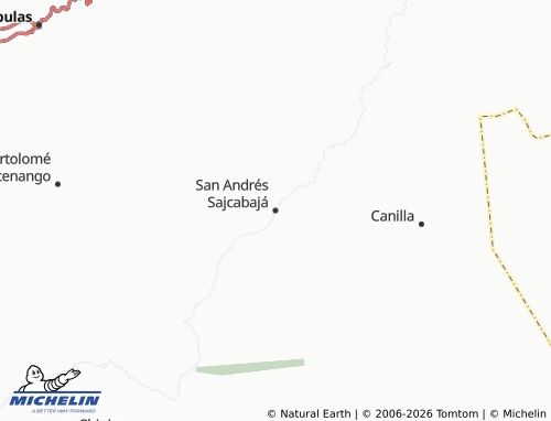 Mappa MICHELIN San Andrés Sajcabajá - ViaMichelin