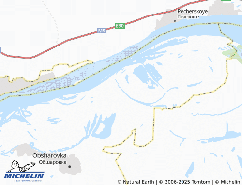 MICHELIN Nizhnepecherskoye map - ViaMichelin